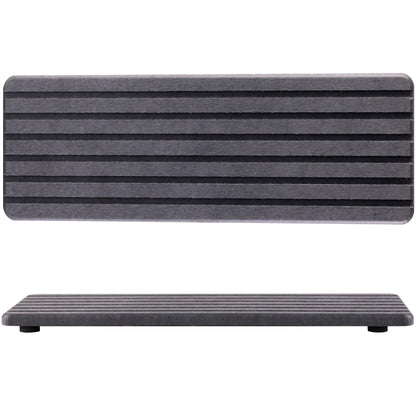 NiuYichee 2 PCS Water Absorbent diatomite Coasters, 8.3" x 4" Water Absorbing Stone Tray for Sink, Stone Drying mat for Kitchen Counter, Stone soap Tray Used for Hand Soaps & toiletries & Plants