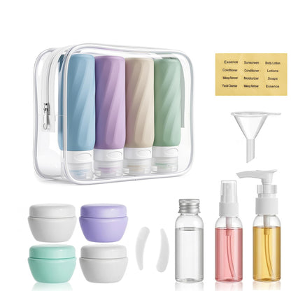 16 Pack Travel Bottles for Toiletries, TSA Approved 3oz Containers