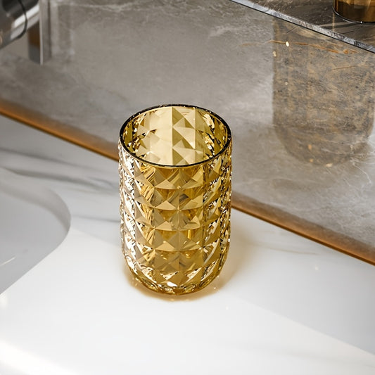 A Luxurious Mouthwash Cup, Couple'S Toothbrush Holder, Plastic Rinsing Cup, Household Bathroom Cup, Bathroom Accessories, Home Decor, Home Furniture.