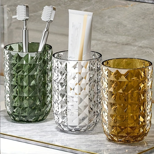Light Luxury Diamond Pattern, Rinse Cup