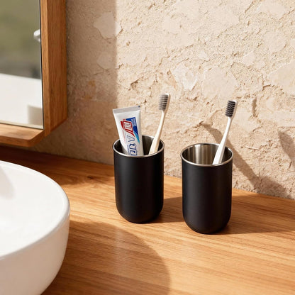 Unbreakable Stainless Steel Toothbrush Holder Tumbler Cup for Bathroom 13oz