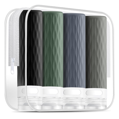Travel Bottles for Toiletries, TSA Approved Silicone Travel Toiletry Bottle