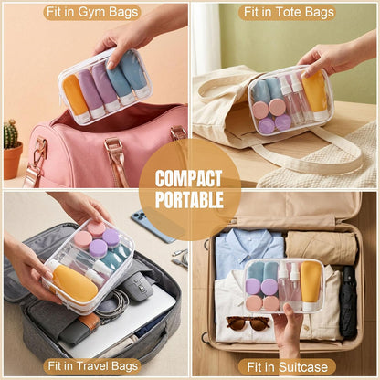 DEWSENSI 20 Pack Travel Bottles Set for Toiletries