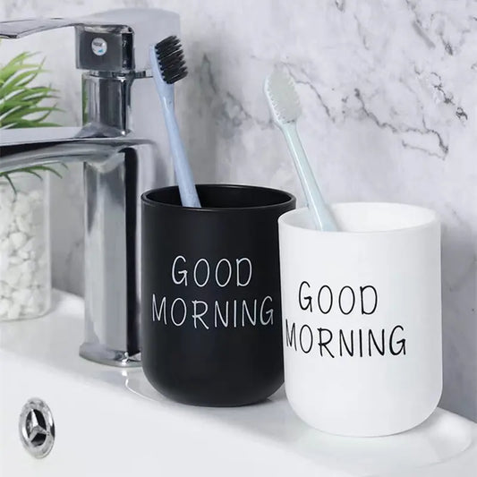 1PC Portable Creative Washing Mouth Cups Plastic Home Hotel Toothbrush Holder Bathroom Accessories Mouthwash Storage Cups 300ml Home Goods