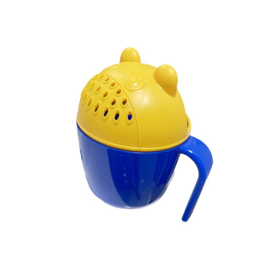 1pc Shower Cup, Cartoon Bear Shower Cup, Shampoo Cup Bathing Shampoo Ladle, Shower Spoon