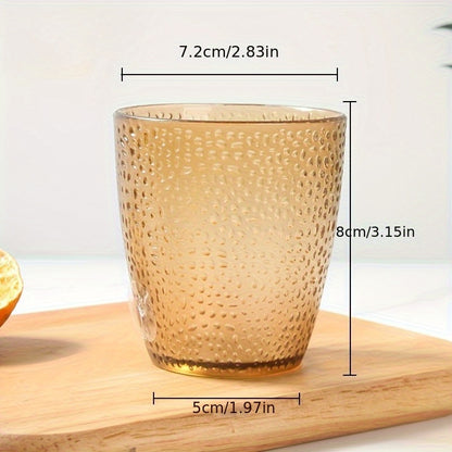 3/6pcs Anti-Drop And Unbreakable Drinking Cups, 7.1oz Acrylic Hard Plastic Cups, Reusable, Suitable for Juice, Beer, Home, Office, Restaurant And Bar, Random Color Acrylic Water Cup, Juice Cup, Beverage Cup