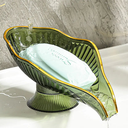 Nordic Style Soap Dish Set, Household Drainage Design, Prevent Water Accumulation, Bathroom Creative Shelf Organizer