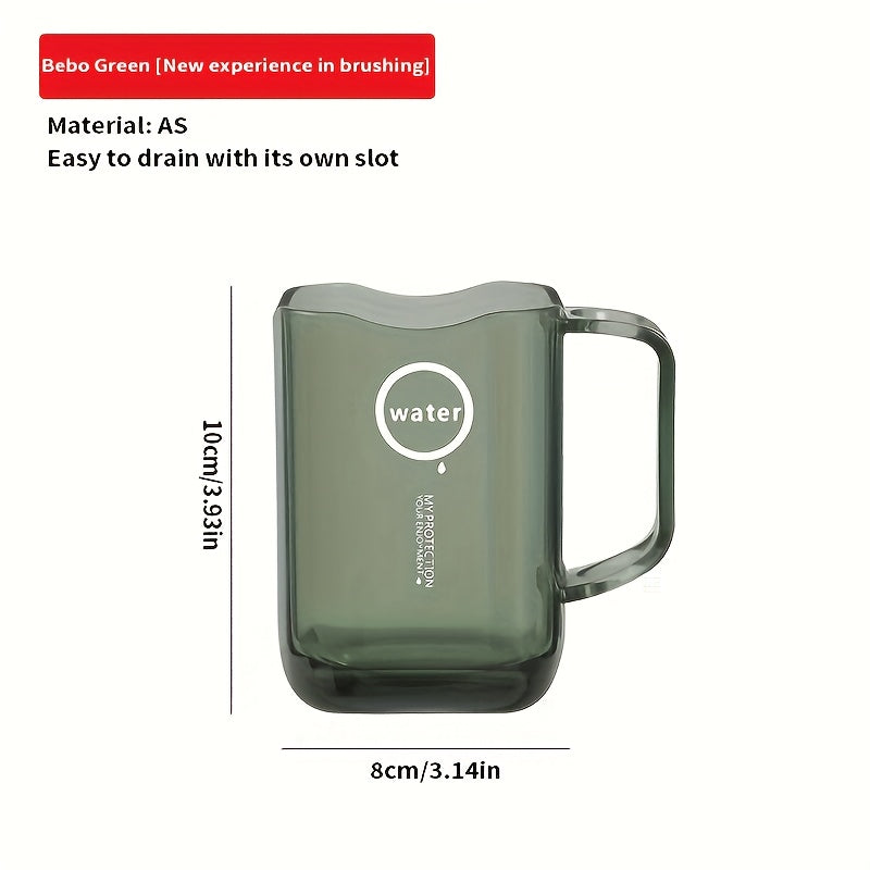 1pc Mouthwash Cup and Toothbrush Cup Simple and Creative Light Luxury Style Wash and Rinse Travel Mouthwash Cup Creative Wash and Rinse Cup