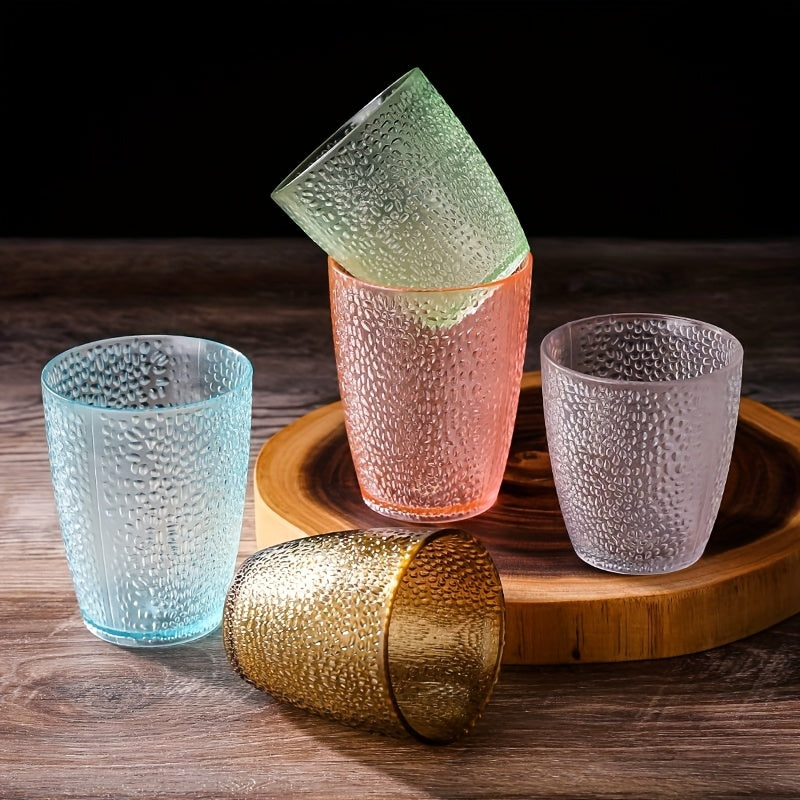 3/6pcs Anti-Drop And Unbreakable Drinking Cups, 7.1oz Acrylic Hard Plastic Cups, Reusable, Suitable for Juice, Beer, Home, Office, Restaurant And Bar, Random Color Acrylic Water Cup, Juice Cup, Beverage Cup