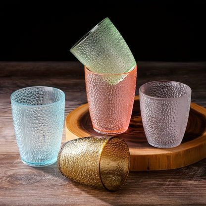 3/6pcs Anti-Drop And Unbreakable Drinking Cups, 7.1oz Acrylic Hard Plastic Cups, Reusable, Suitable for Juice, Beer, Home, Office, Restaurant And Bar, Random Color Acrylic Water Cup, Juice Cup, Beverage Cup