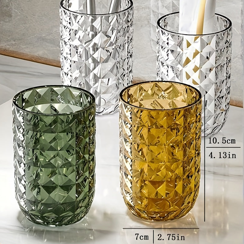 Light Luxury Diamond Pattern, Rinse Cup