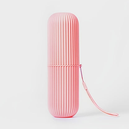 A Multifunctional Travel Toothbrush And Toothpaste Storage Box, Featuring a Sealed Design That Can Hold Both Toothbrush And Toothpaste Simultaneously. It Also Serves As a Rinsing Cup