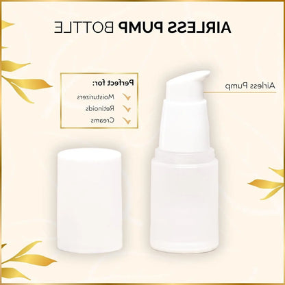 11 Piece Travel Skincare Containers Set - TSA Approved Toiletry Bag & Travel Size Toiletries Bottles - Airless Pump, Dropper Bottles & Travel Size Containers for Serums, Moisturizers, & OilsGift