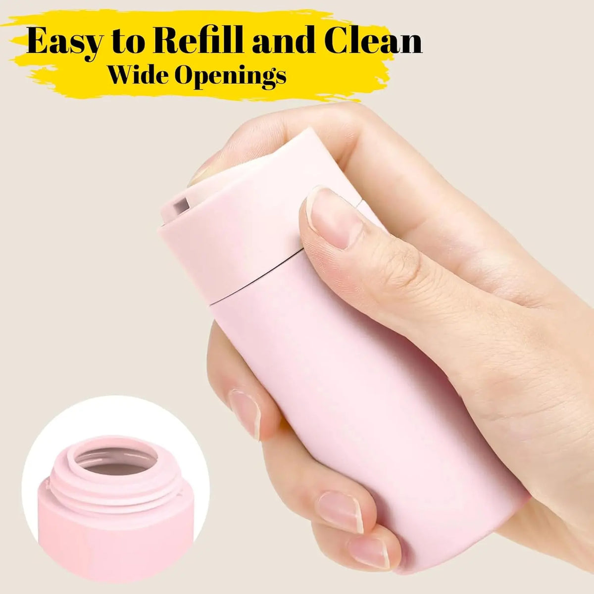 5pcs Travel Cream Dispenser Bottles Set Travel Bottles Toiletry Containers Set, Travel Essentials Organizer Organiser, Travel Bottle Kit, Portable Storage Bottles