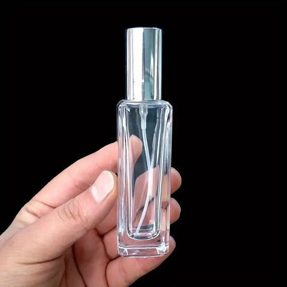 2PCS Mini Refillable Glass Spray Bottle Set, 3 Accessories, Including Funnel, Water Drip, Pump, Perfume Fine Atomizer