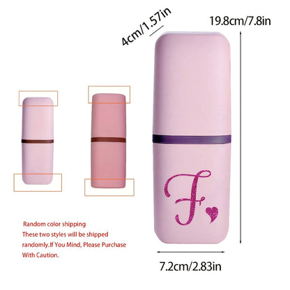 Large Capacity Toothbrush And Toothpaste Travel Container, Travel Toothbrush Storage Box, Multifunctional Portable Mouthwash Cup, Rinse Cup, Toothpaste Holder for Easy Storage of Comb, Razor, Other Toiletries, Suitable for Long Trips, Travel