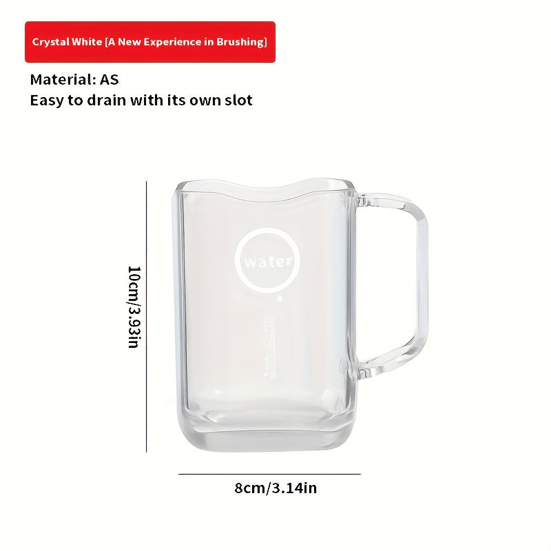 1pc Mouthwash Cup and Toothbrush Cup Simple and Creative Light Luxury Style Wash and Rinse Travel Mouthwash Cup Creative Wash and Rinse Cup