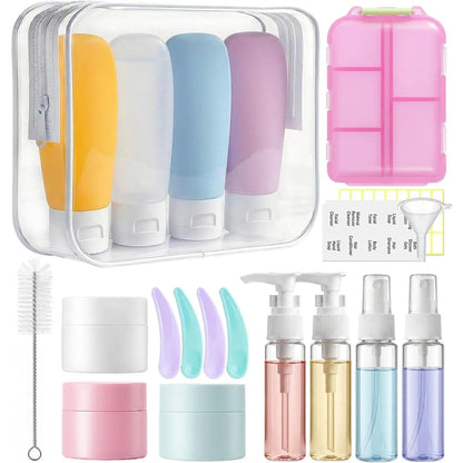 20 Pack Travel Bottles for Toiletries, Travel Containers with  Case