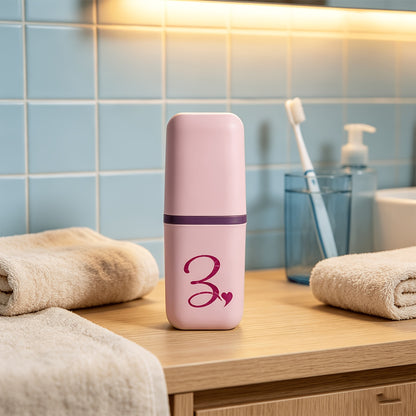 Large Capacity Toothbrush And Toothpaste Travel Container, Travel Toothbrush Storage Box, Multifunctional Portable Mouthwash Cup, Rinse Cup, Toothpaste Holder for Easy Storage of Comb, Razor, Other Toiletries, Suitable for Long Trips, Travel