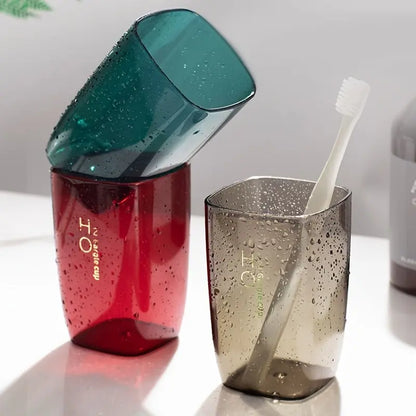 Mouthwash Cups, Household Brushing Cups, Couple Student Toothbrush Cups, Transparent Wash Cups
