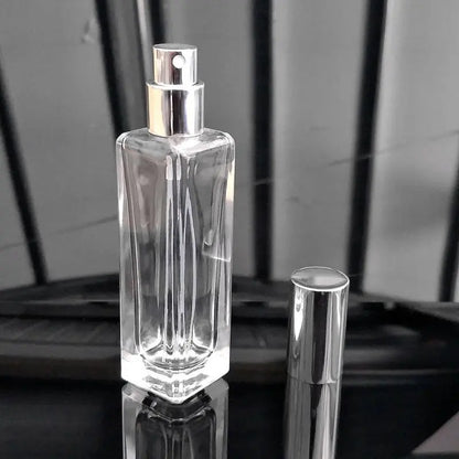 2PCS Mini Refillable Glass Spray Bottle Set, 3 Accessories, Including Funnel, Water Drip, Pump, Perfume Fine Atomizer