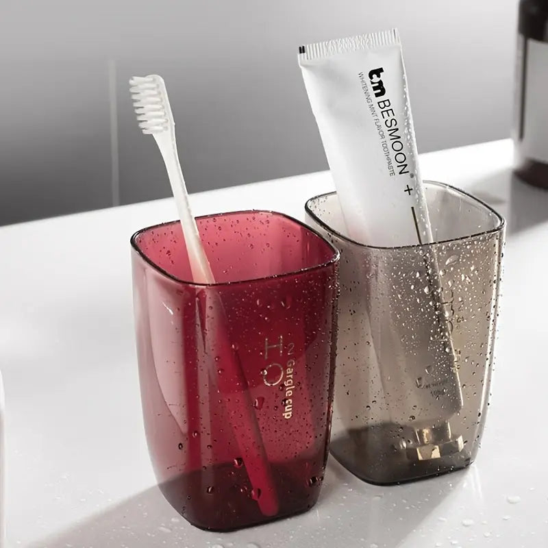 Mouthwash Cups, Household Brushing Cups, Couple Student Toothbrush Cups, Transparent Wash Cups