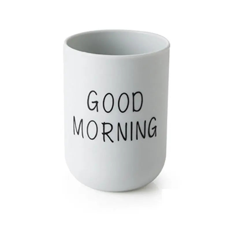 1PC Portable Creative Washing Mouth Cups Plastic Home Hotel Toothbrush Holder Bathroom Accessories Mouthwash Storage Cups 300ml Home Goods