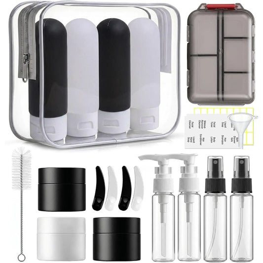 20 Pack Travel Bottles for Toiletries, Travel Containers with  Case