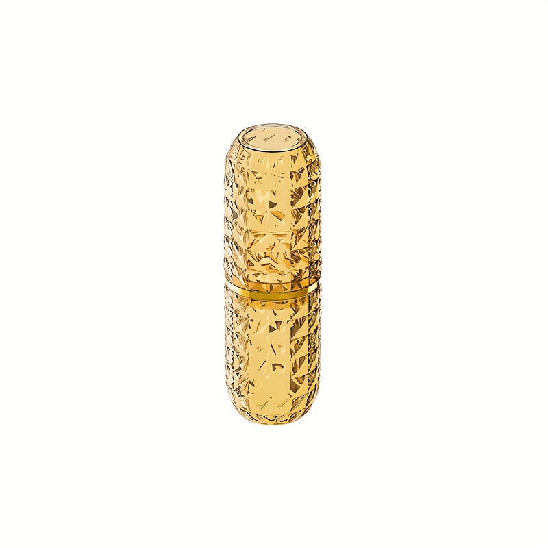1pc of Luxury Diamond-Patterned Travel Portable Toiletry Cup